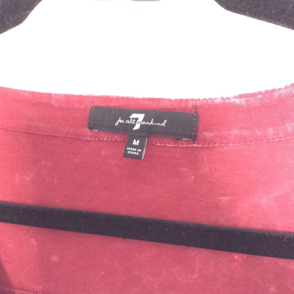 NWT 7FAM Puff-Shoulder Tie Dye Top - Picture 9 of 9